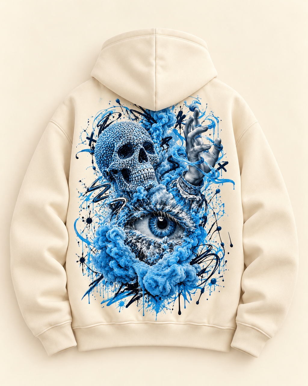 BLUE SKULL EYE