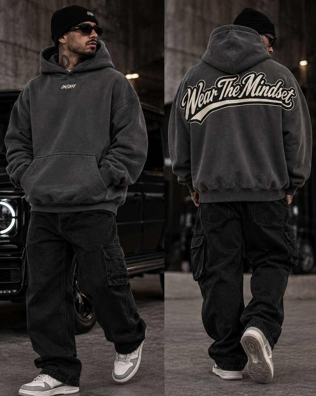 ON/OFFF — MINDSET SCRIPT HOODIE
