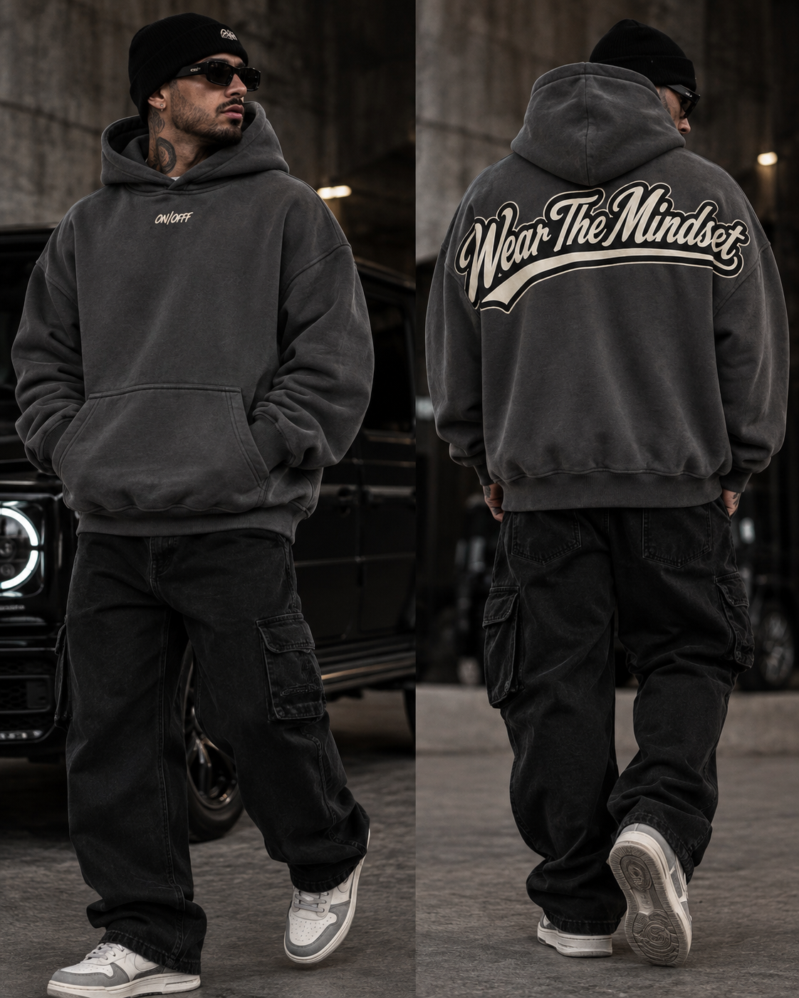 ON/OFFF — MINDSET SCRIPT HOODIE